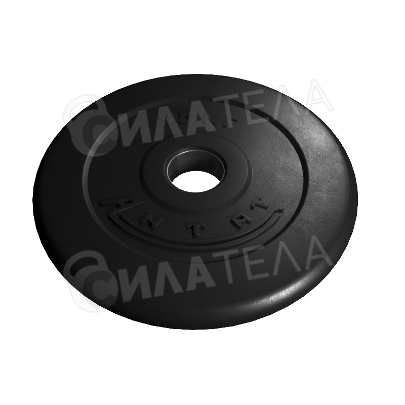 Диск Антат 25 кг Ø 31 мм черный, обрезиненный