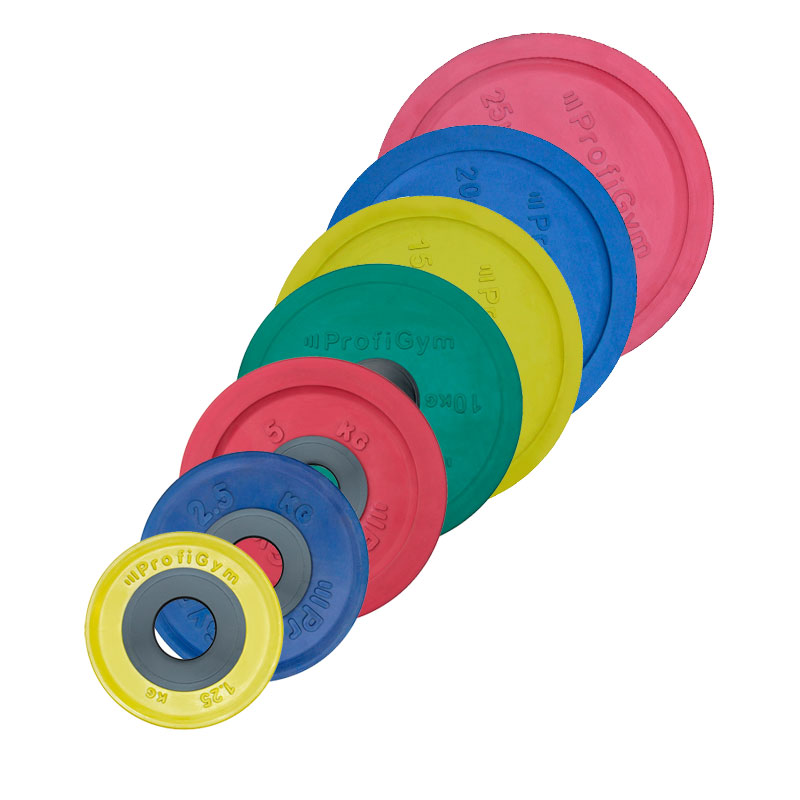 Комплект дисков Profigym 1,25 - 25 кг цветные