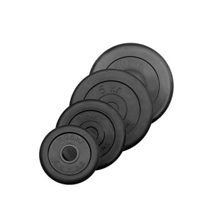 Комплект черных дисков Антат, вес 1,25 – 10 кг 