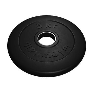 Диск Profigym черный, вес 5 кг, Ø 31 мм